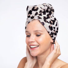 Load image into Gallery viewer, Microfiber Hair Towel | Leopard
