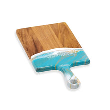 Load image into Gallery viewer, Medium Acacia Charcuterie Board | Teal
